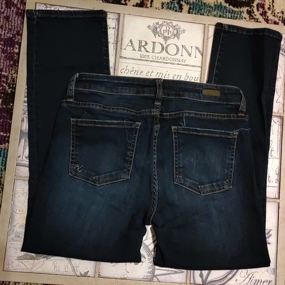 Kut From The Kloth Dark Wash Mid Rise Skinny Jeans - Picture 7 of 10